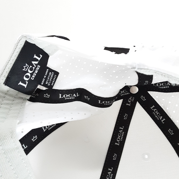 LOCAL CROWNS CALIFORNIA RUBBER PATCH USA FLAG  FILL PERFORMANCE HAT NEW - Picture 7 of 7